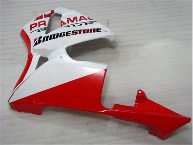 Rouge Blanc Kit Carénages Motos CBR 600 RR 05-06