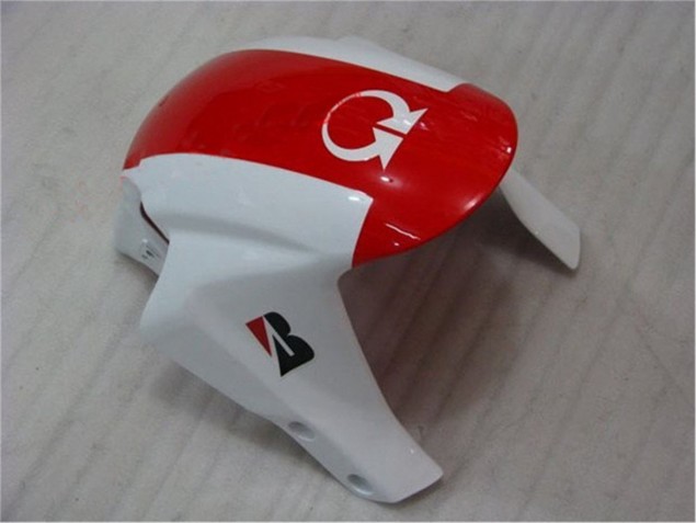 Rouge Blanc Kit Carénages Motos CBR 600 RR 05-06