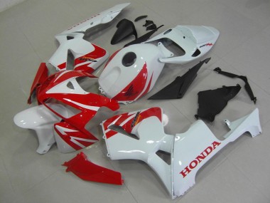Rouge Blanc Kit Carénages Motos Complet CBR 600 RR 05-06