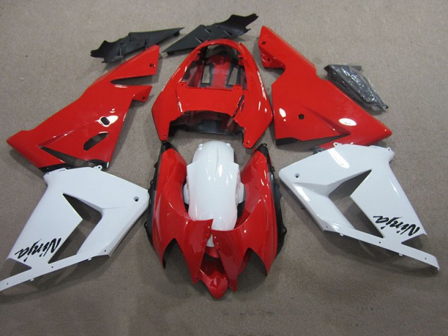 Rouge Blanc Ninja Carénage Moto ZX10R 03-05 Rouge Blanc Ninja Carénage Moto ZX10R 03-05