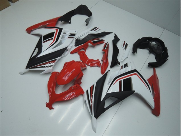 Rouge Blanc Noir Carénage Moto EX300 13-16 Rouge Blanc Noir Carénage Moto EX300 13-16