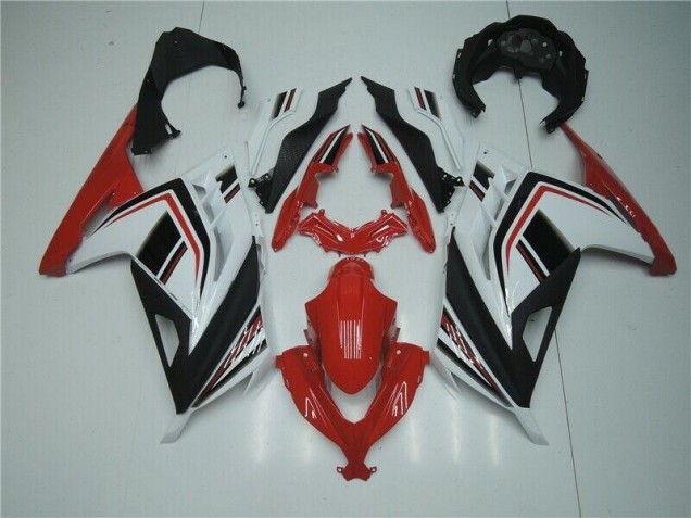 Rouge Blanc Noir Carénage Moto EX300 13-16 Rouge Blanc Noir Carénage Moto EX300 13-16