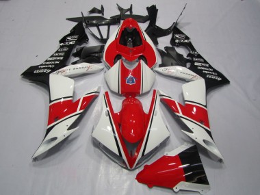 Rouge Blanc Noir Carénage Moto R1 04-06