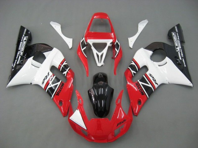 Rouge Blanc Noir Carénage Moto R6 98-02 Rouge Blanc Noir Carénage Moto R6 98-02