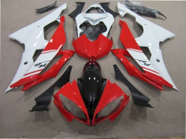 Rouge Blanc Noir Carénages Moto R6 08-16