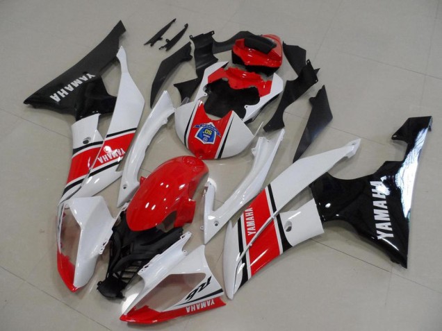 Rouge Blanc Noir Kit Carénages Motos R6 08-16 Rouge Blanc Noir Kit Carénages Motos R6 08-16