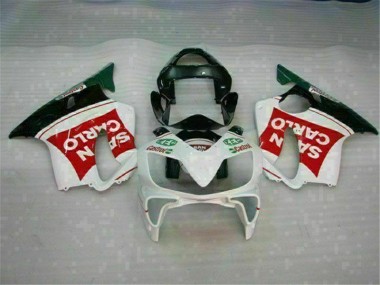 Rouge Blanc Noir San Carlo Carénage Moto CBR 600 F4i 01-03