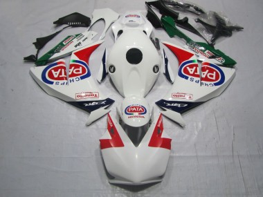Rouge Blanc PATA Carénage Moto CBR 1000 RR 12-16