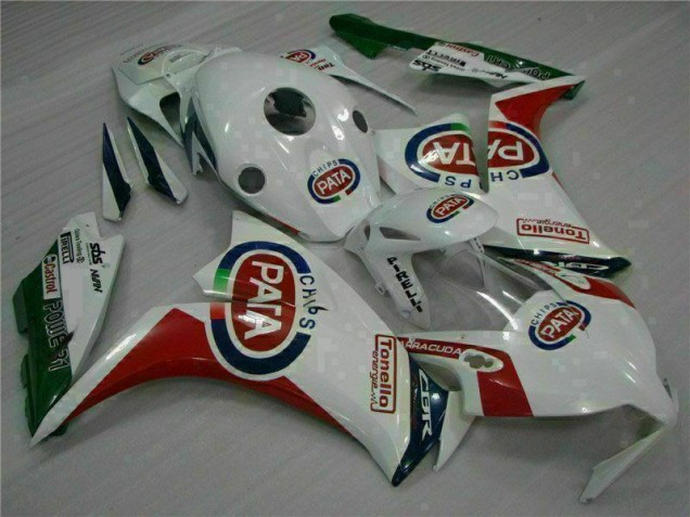 Rouge Blanc PATA Carénages Moto CBR 1000 RR 12-16 Rouge Blanc PATA Carénages Moto CBR 1000 RR 12-16