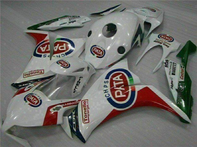 Rouge Blanc PATA Carénages Moto CBR 1000 RR 12-16 Rouge Blanc PATA Carénages Moto CBR 1000 RR 12-16
