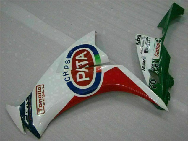 Rouge Blanc PATA Carénages Moto CBR 1000 RR 12-16 Rouge Blanc PATA Carénages Moto CBR 1000 RR 12-16