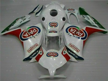 Rouge Blanc PATA Carénages Moto CBR 1000 RR 12-16