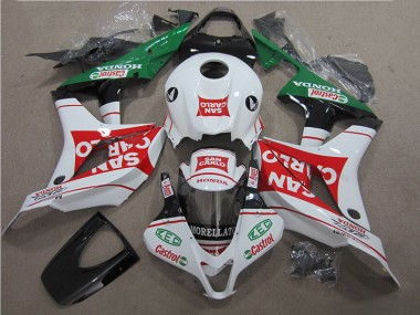 Rouge Blanc San Carlo Carénage Moto CBR 600 RR 07-08