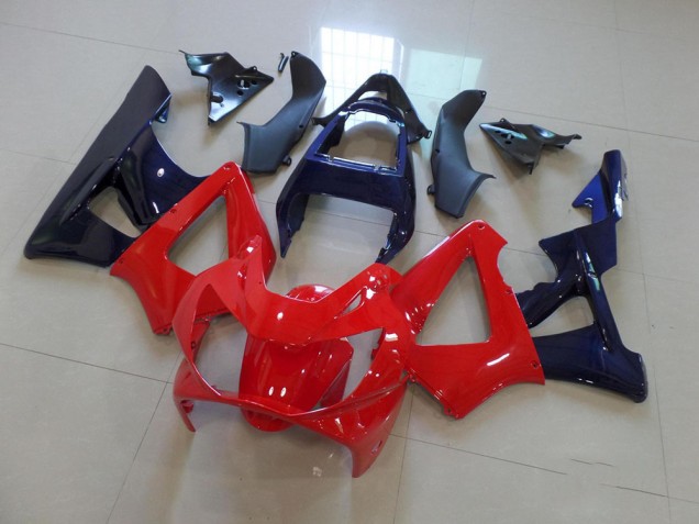 Rouge Bleu Foncé Carénage Moto CBR 900 RR 929 00-01 Rouge Bleu Foncé Carénage Moto CBR 900 RR 929 00-01