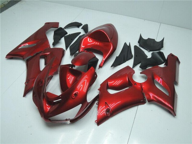 Rouge Bonbon Carénage Moto ZX6R 05-06