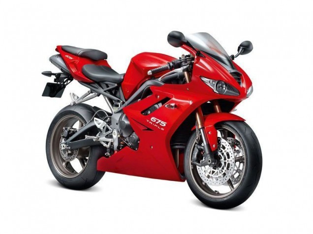 Rouge Carénage Moto Daytona 675 Triple 06-08 Rouge Carénage Moto Daytona 675 Triple 06-08