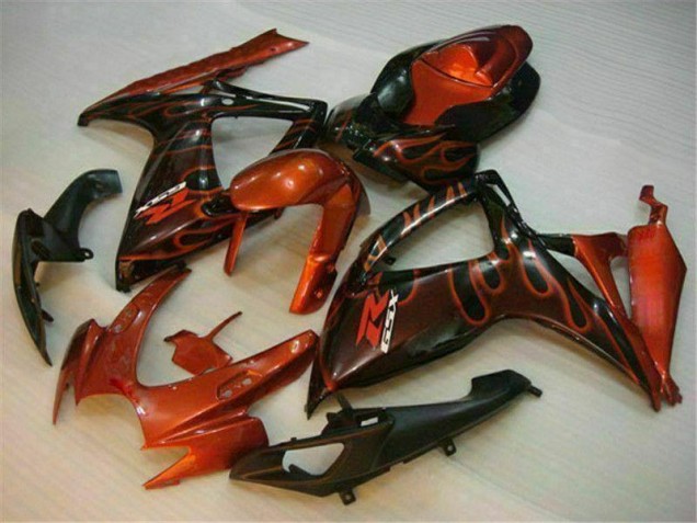 Rouge Carénage Moto GSXR 600 / 750 K6 06-07