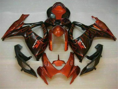 Rouge Carénage Moto GSXR 600 / 750 K6 06-07
