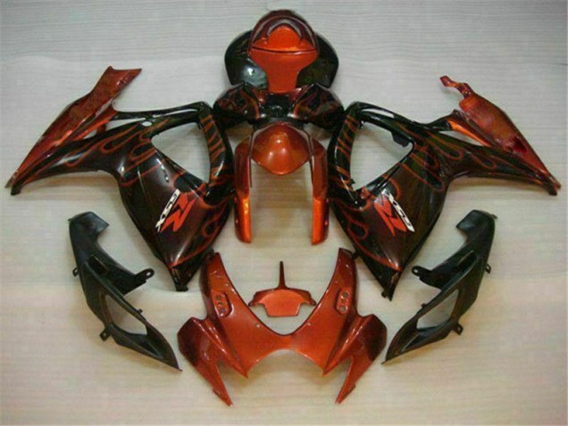 Rouge Carénage Moto GSXR 600 / 750 K6 06-07
