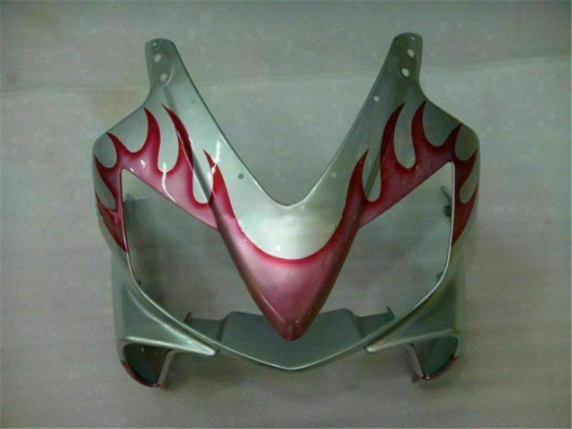 Rouge Flamme Argent Carénage Moto CBR 600 F4i 01-03 Rouge Flamme Argent Carénage Moto CBR 600 F4i 01-03