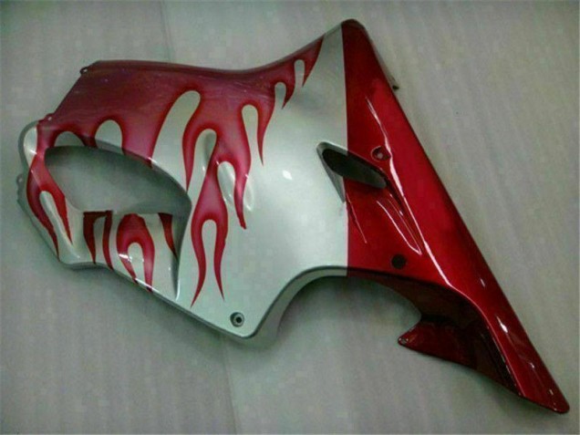 Rouge Flamme Argent Carénage Moto CBR 600 F4i 01-03 Rouge Flamme Argent Carénage Moto CBR 600 F4i 01-03