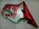 Rouge Flamme Argent Carénage Moto CBR 600 F4i 01-03 Rouge Flamme Argent Carénage Moto CBR 600 F4i 01-03