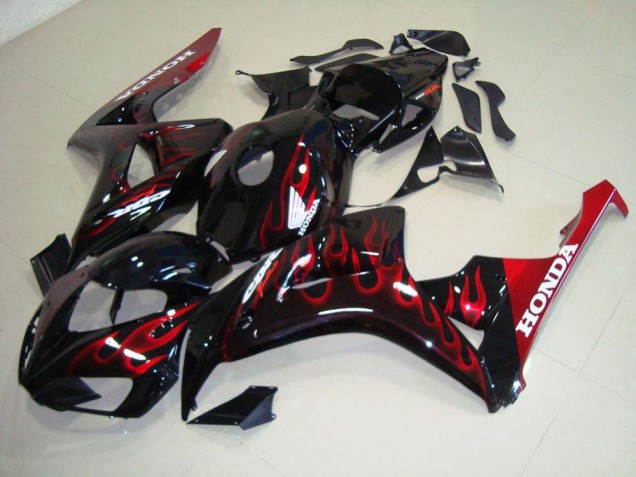 Rouge Flamme Carénage Moto CBR 1000 RR 06-07 Rouge Flamme Carénage Moto CBR 1000 RR 06-07