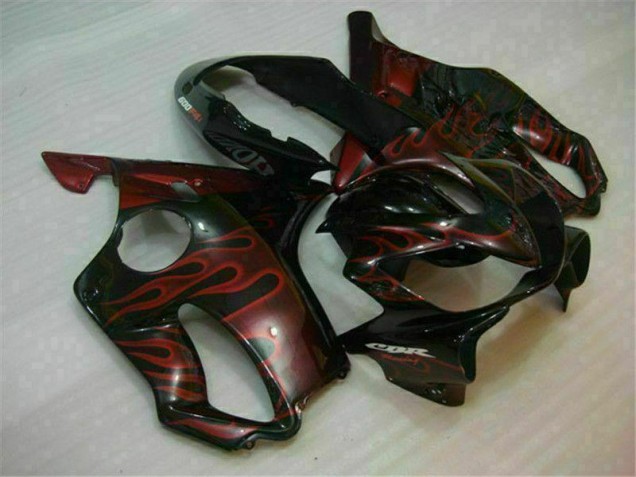 Rouge Flamme Carénage Moto CBR 600 F4i 04-07 Rouge Flamme Carénage Moto CBR 600 F4i 04-07
