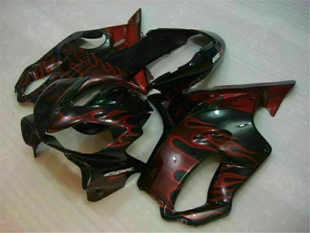 Rouge Flamme Carénage Moto CBR 600 F4i 04-07 Rouge Flamme Carénage Moto CBR 600 F4i 04-07
