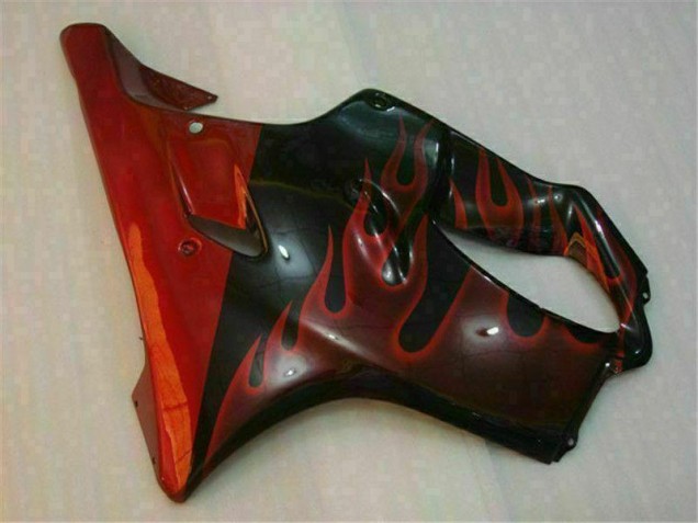 Rouge Flamme Carénage Moto CBR 600 F4i 04-07 Rouge Flamme Carénage Moto CBR 600 F4i 04-07