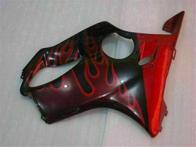 Rouge Flamme Carénage Moto CBR 600 F4i 04-07 Rouge Flamme Carénage Moto CBR 600 F4i 04-07