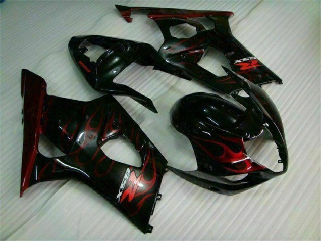 Rouge Flamme Carénage Moto GSXR 1000 K3 03-04 Rouge Flamme Carénage Moto GSXR 1000 K3 03-04