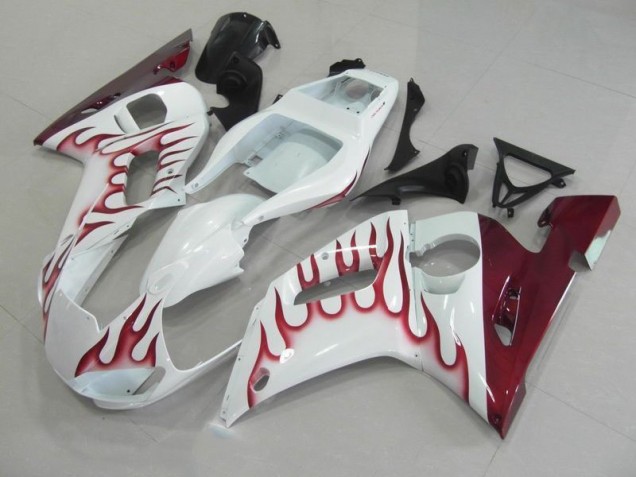 Rouge Flamme Carénage Moto R6 98-02 Rouge Flamme Carénage Moto R6 98-02