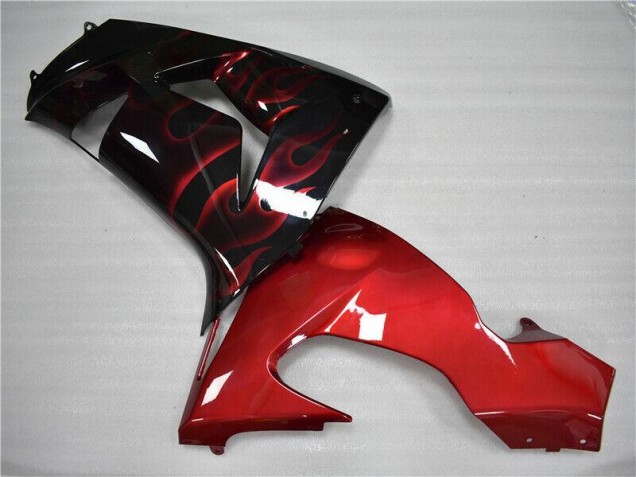 Rouge Flamme Carénage Moto ZX10R 06-07 Rouge Flamme Carénage Moto ZX10R 06-07
