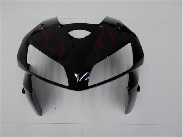 Rouge Flamme Noir Carénage Moto CBR 600 RR 05-06 Rouge Flamme Noir Carénage Moto CBR 600 RR 05-06