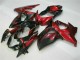 Rouge Flamme Noir Carénage Moto GSXR 1000 K9 09-16 Rouge Flamme Noir Carénage Moto GSXR 1000 K9 09-16