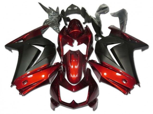 Rouge Gris Carénage Moto EX250 08-12