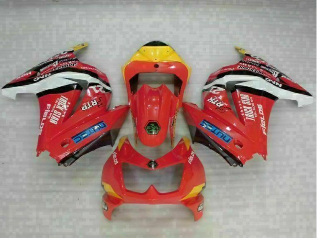 Rouge Jaune Carénage Moto EX250 08-12