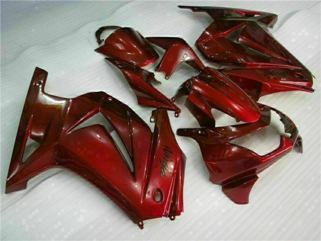 Rouge Ninja Carénage Moto EX250 08-12 Rouge Ninja Carénage Moto EX250 08-12