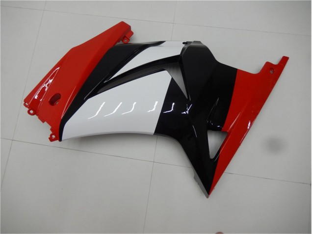 Rouge Noir Blanc Carénage Moto EX250 08-12 Rouge Noir Blanc Carénage Moto EX250 08-12
