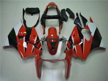 Rouge Noir Blanc Carénage Moto ZX6R 00-02