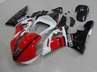 Rouge Noir Blanc Courses Version Carénage Moto R1 00-01