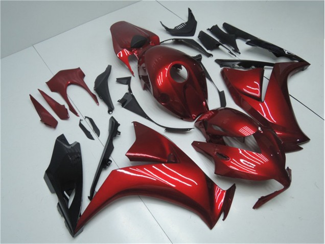Rouge Noir Carénage Moto CBR 1000 RR 12-16 Rouge Noir Carénage Moto CBR 1000 RR 12-16