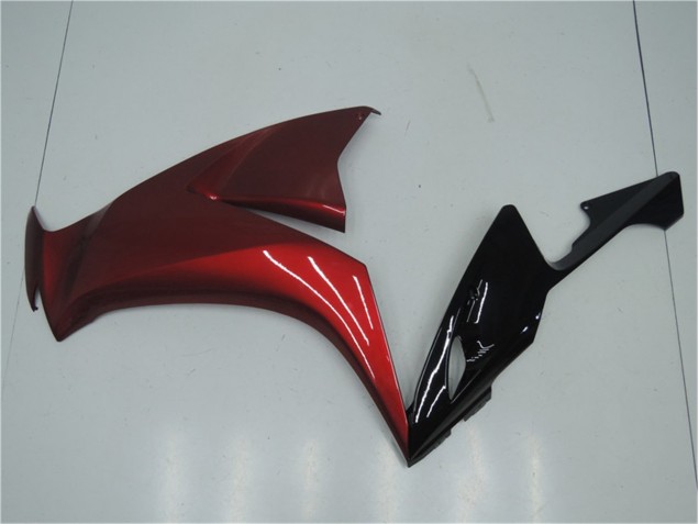 Rouge Noir Carénage Moto CBR 1000 RR 12-16 Rouge Noir Carénage Moto CBR 1000 RR 12-16