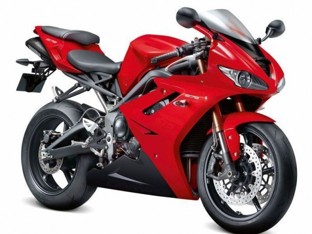 Rouge Noir Carénage Moto Daytona 675 Triple 09-12 Rouge Noir Carénage Moto Daytona 675 Triple 09-12