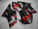 Rouge Noir Carénage Moto GSXR 1000 K3 03-04 Rouge Noir Carénage Moto GSXR 1000 K3 03-04