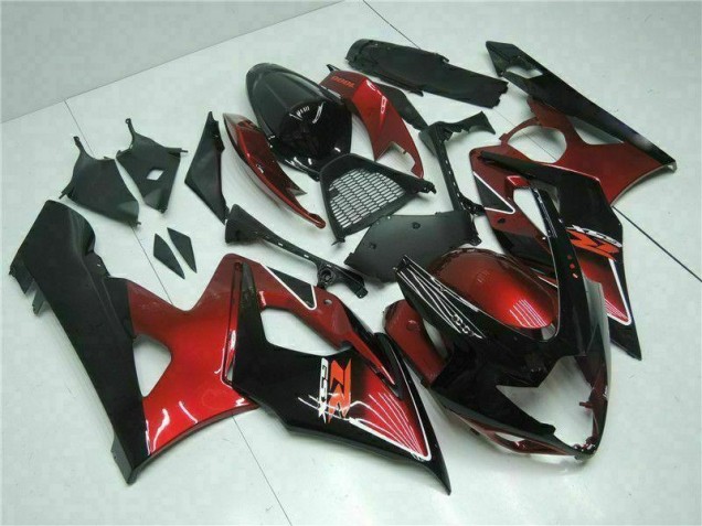 Rouge Noir Carénage Moto GSXR 1000 K5 05-06
