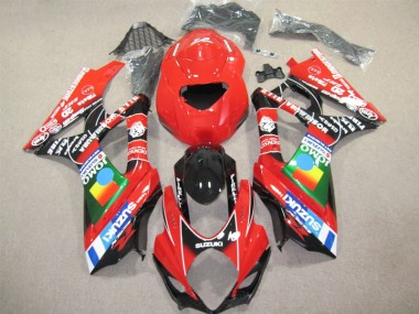 Rouge Noir Carénage Moto GSXR 1000 K7 07-08