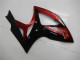 Rouge Noir Carénage Moto GSXR 600 / 750 K6 06-07