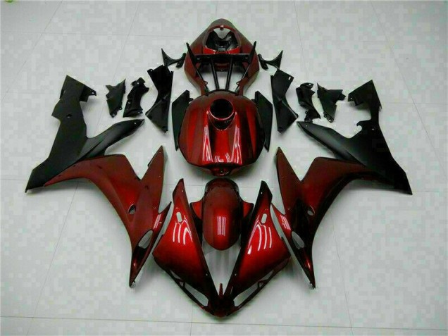 Rouge Noir Carénage Moto R1 04-06